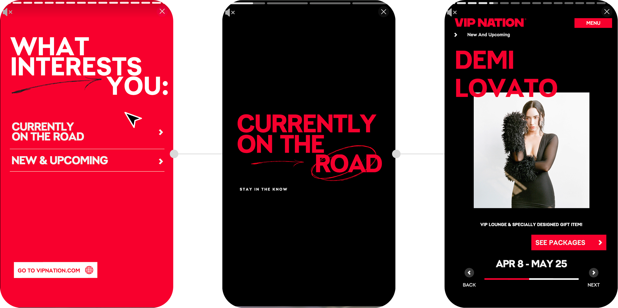 How VIP Nation Used Autonomous Video to Drive a 12.3x ROI on Monthly Newsletters 2 screens