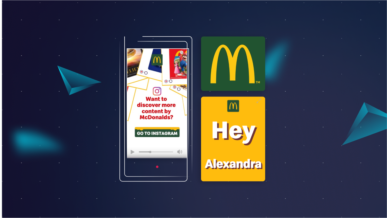 McDonald’s Sees a 8.6x increase in new followers with Interactive Video Campaigns