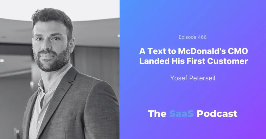 Yosef SaaS podcast