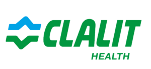Clalit Health logo with a green and blue emblem next to the words Clalit Health in green.