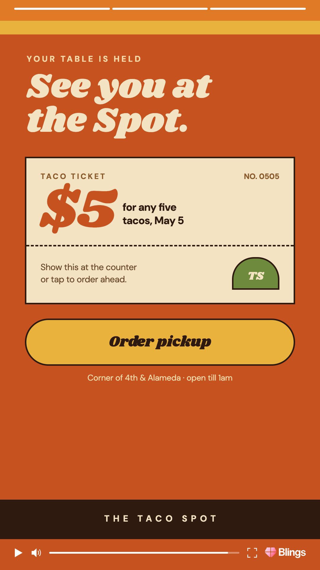 taco cinco 03 ticket