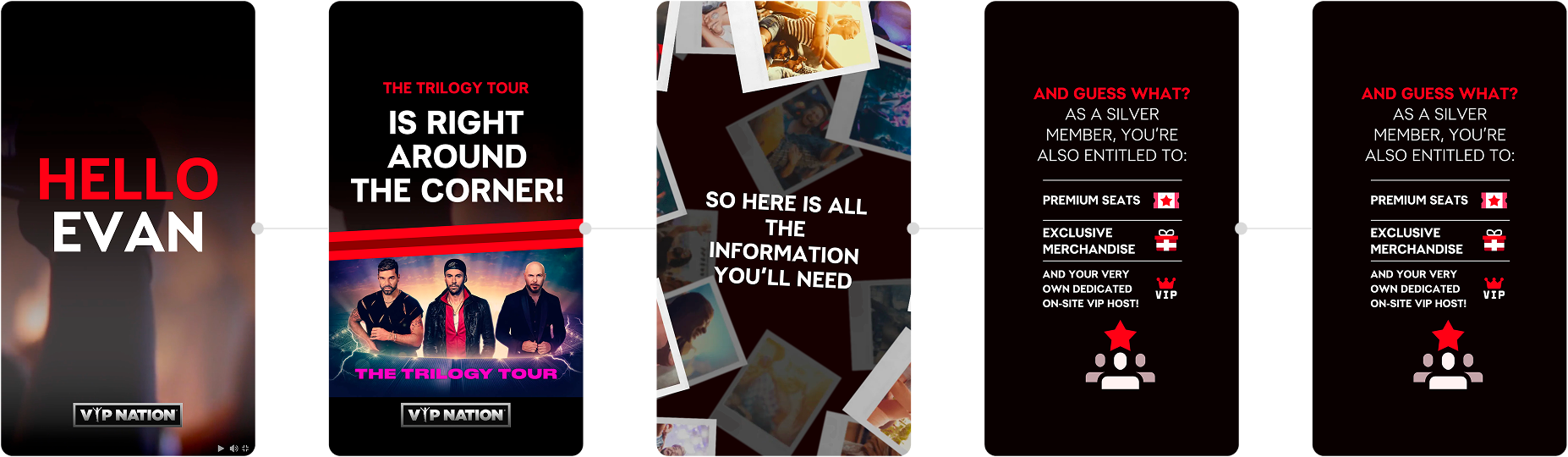 Live Nation VIP redefines fan engagement with Blings.io 1 livenation2 screens